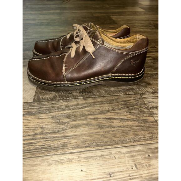 Y2K Dr Doc Martens Lace Up Split Toe Oxford Shoe 11232 Brown Men Size 12 Leather - Picture 3 of 8